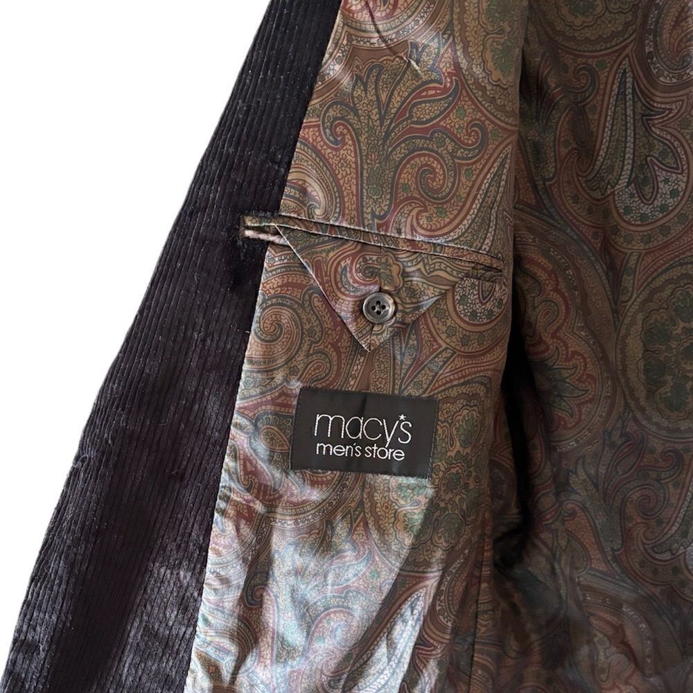 Ralph Lauren Corduroy Velvet Brown Jacket Size 44L - Picture 8 of 9